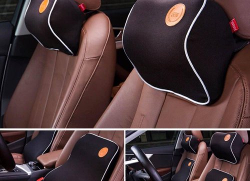 Bộ gối đầu và tựa lưng cao su non