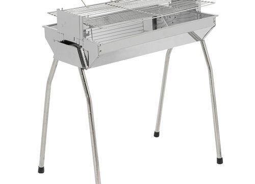 BẾP NƯỚNG THAN HOA 60 CM CÓ CHÂN THÁO RỜI, XẾP GỌN