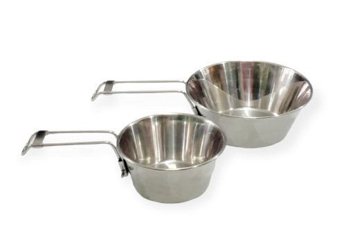 BỘ 2 BÁT (CHÉN) ĂN CÓ TAY CẦM XẾP GỌN 