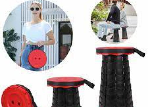 Ghế Xếp Tròn - ghế đẩu Gấp Nhỏ Gọn ngoài trời
