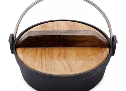 NỒI GANG NẮP GỖ CHỐNG DÍNH 20CM