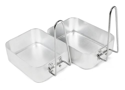 BỘ 2 NỒI NHÔM CAO CẤP CÓ QUAI XẾP GỌN