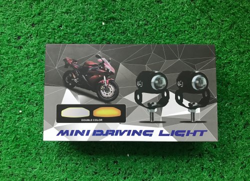 Đèn trợ sáng mini cos vàng pha trắng loại 1 ( 1 cặp )