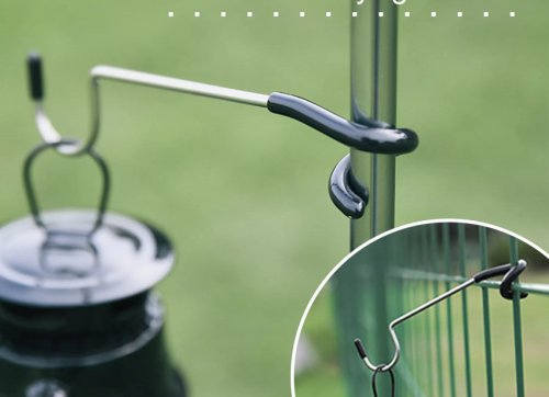 Móc Treo Đèn Đầu Uốn Cao Su Đen 14cm