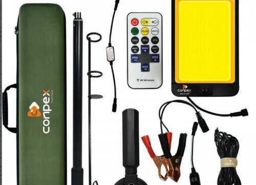 Đèn led siêu sáng conpex, đèn cần câu camping 12v