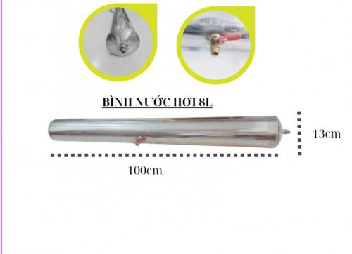 BÌNH NƯỚC- THÙNG NƯỚC HƠI CHẤT LIỆU INOX 304 - 8L